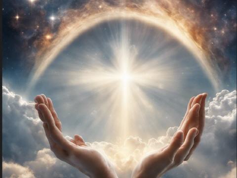 Den Himmel mit Jesus Christus erreichen.