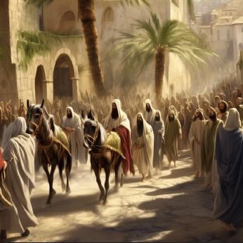 "Palmsonntag: Einzug Jesu in Jerusalem"